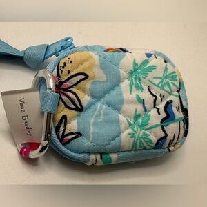 Vera Bradley Bag Charm for Air Pod Storage- Beach Treasures Pattern